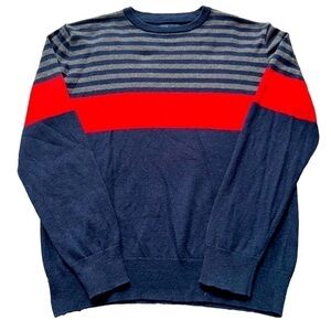 Gap Boy’s Size 12 Navy & Red Striped Sweater, Preloved